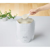 極 お米 保存袋 ホワイト 3kg袋×2枚入 MARNA マーナ