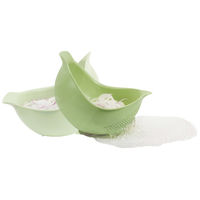 トリの水切りボウル Mサイズ グリーン 1個 MARNA マーナ