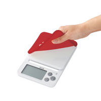 タニタ（TANITA） キッチンスケール 2kg レッド KJ212 計量器 デジタルスケール 料理用 お菓子作り パン作り おうち時間