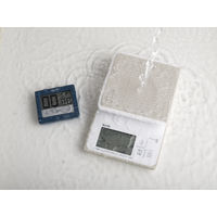 タニタ（TANITA） 防水タッチパネルタイマー ブルー TD414 1個 キッチンタイマー