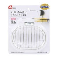 お風呂の壁にマグネット 石けん皿 【 浴室収納 】レック(B00077)