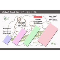 フェイスタオル エアーかおる今治 エクスタシー ナチュラル 約32cm×85cm 1枚 浅野撚糸