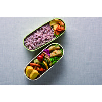 サーモス（THERMOS） フレッシュランチボックス 2段式 600ml ライトグリーン DJT-600W LTG 1個 弁当箱