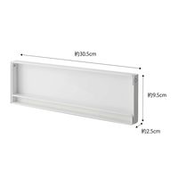 tower（タワー） 片手でカットマグネットキッチンペーパーホルダー ホワイト 1個 山崎実業 キッチン収納