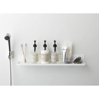 tower（タワー） マグネットバスルームラック ロング ホワイト 1個 山崎実業