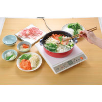 ToMay （トゥーメイ） フライパンにも鍋にもなる 取っ手の取れる 卓上鍋 24cm 深型 IH対応 レッド 和平フレイズ