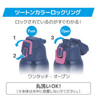 サーモス（THERMOS） 水筒 真空断熱スポーツボトル 1L ネイビーピンク FHT-1001F NV-P 1個 【送料無料】