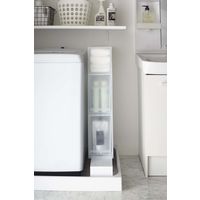 tower（タワー） 伸縮洗濯機排水口上ラック ホワイト 1個 山崎実業