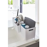 tower（タワー） スリム水切りバスケット ロング ホワイト 1個 山崎実業