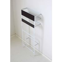 tower（タワー） 洗濯機横マグネット収納ラック ホワイト 1個 山崎実業 【送料無料】