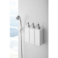 tower（タワー） マグネットツーウェイディスペンサー コンディショナー ホワイト 1個 山崎実業