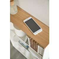 tower（タワー） ハンドル付きスリムトイレラック ホワイト 1個 山崎実業 【送料無料】