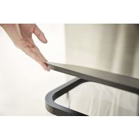 ルーチェ 横開き分別ゴミ袋ホルダー ブラック 1個 山崎実業