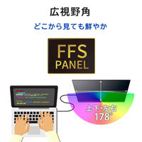 アイ・オー・データ機器 15.6インチモバイルディスプレイ TypeーC DIーYC162H 1台（直送品）
