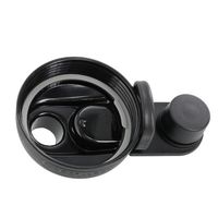 LIV PLUS ウォーターボトル 水筒  軽量 1.5L 大容量 ブラック HAP941BLK 1個