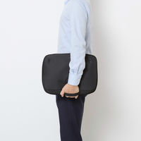 パソコンケース 14インチ ハンドル付 衝撃吸収 ダブルファスナー ブラック ZSB-IBPRLU14BK エレコム 1個（直送品）