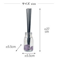 ビーネイチャー Bーnature ジュエリー リードディフューザー Amethyst 180mL 1セット（1個×3） 藤栄