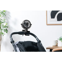 アイリスオーヤマ ポータブルファン クリップ式 PF-C2501-B 1個