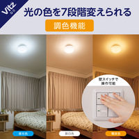 ドウシシャ LEDコンパクトシーリングラ イトVits 調色 4.5畳 V25R-A45DS 1台