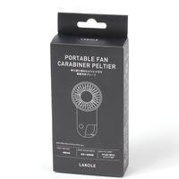 カラビナペルチェファン ブラック LAKOLE/ラコレ