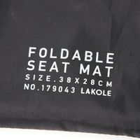 折り畳みシートマット ブラック LAKOLE/ラコレ