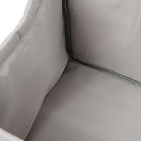 キルティング収納BOX(M) グレー LAKOLE/ラコレ