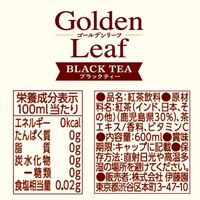 伊藤園 TULLY’S＆TEA GoldenLeaf BLACK TEA ブラックティー 無糖紅茶 600ml 1セット（48本）