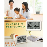 温湿度計 タニタ 大型デジタル温湿度計 大きい 日時時計表示  TTーA01 1個