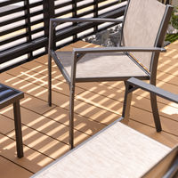 タカショー フレスコ テーブル&チェアー&ベンチ 4点セット MSF-40S 1セット（直送品）