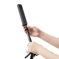 スマホスタンド スマホ・タブレット用三脚/自撮り棒/2way/高耐荷重/ブラック P-STSRS02MTBK 1個 エレコム（直送品）