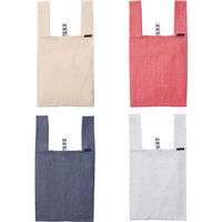 【店舗用品】 服部　クルリト　デイリーバッグ（再生コットン）　TR-1122-011　グレー　1枚　（直送品）