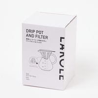 ドリップポット&フィルタ クリア LAKOLE/ラコレ