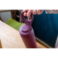 サーモス 水筒 500ml 取っ手付き ステンレス 真空断熱ケータイマグ JOO-500 パープル 392950 1個（直送品）