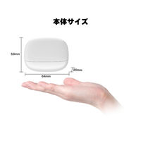 グリーンハウス 完全ワイヤレスステレオイヤホン ノイズキャンセル ホワイト GH-TWSW-WH 1個