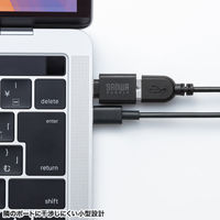 サンワサプライ USB5Gbps TypeーC変換アダプタ(AtoC・樹脂コネクタ) AD-USB32CAF 1個