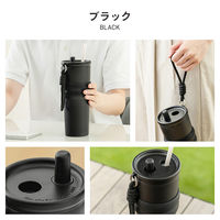 武田コーポレーション ストロータンブラー 700ml STT-700mlBK 1箱(6個入)（直送品）