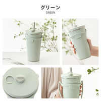 武田コーポレーション ストロータンブラー 480ml CBK ホルダー付き STTR-480CBK 1箱(9個入)（直送品）