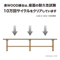 タカショー 美WOOD 縁台 180 ナチュラツウッド BEW-JB18NW 1台