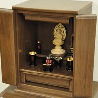 エイ・アイ・エス 現代風仏壇 奏（かなえ） 幅350×奥行300×高さ483mm ダークブラウン BUDH-301 DBR 1台（直送品）