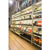 メタルシステム スチールラック 収納 シェルフ 棚 幅187.7x高さ91.7x奥行32.0 3段 MS1893d3 1セット（直送品）