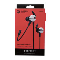 ヘッドセット イヤホン ゲーミング φ3.5mm 4極ミニプラグ PS5 任天堂スイッチ ホワイト HS-ARMA50EWH エレコム 1個