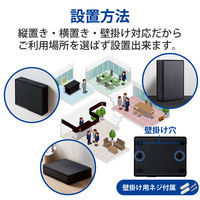 Wi-Fi 無線LAN ルーター 867+300Mbps IPv6対応 ブラック WRC-1167GS2-B エレコム 1個