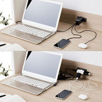 USB充電器 タイプC PD 120W PPS対応 USB-C×2 USB-A×1 黒 EC-AC66120BK エレコム 1個