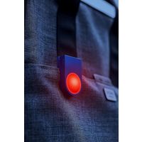 LEXON クリップライト ミニ 充電式 IPX4 点灯点滅 LUCIE ウェアラブルLEDクリップ ブラック LL121N 1個