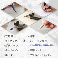 共栄プラスチック Kiwami ライティングマット下敷 A4+ リバーシブル 黒 WMSL-A4-BL 1枚