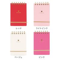 ラボクリップ メモ A7 5ミリ方眼 カミーユ ライトピンク 3冊 CMME01-LP