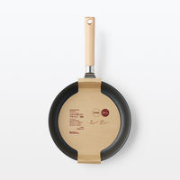 無印良品 焼き面が広い こびりつきにくいフライパン 浅型 IH対応 約直径24cm 良品計画