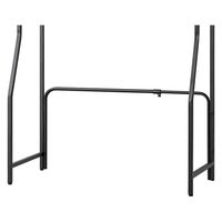 アイリスオーヤマ バスケット付き伸縮スタイルランドリーラック ブラック BSSL-860R 1台（直送品）