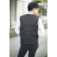 Makku AS-3890 マルチサックヒートベスト ブラック LAS-38901枚（直送品）