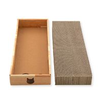 バリバリパッドスリム ライトブラウン 爪とぎ 猫壱